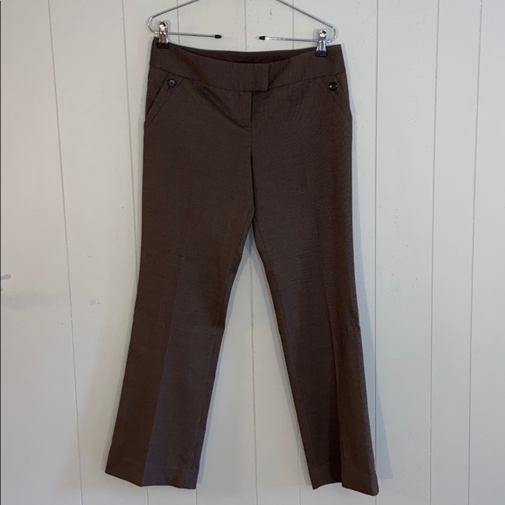 The Limited brown beige check pants